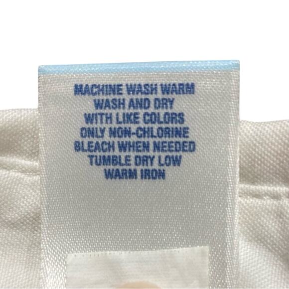 Old Navy Boys 3T Long Sleeve Button Down White Shirt Split Truck Appliqué Baby - Picture 5 of 5